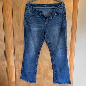 Maurices Women's Medium Blue Flare Jeans